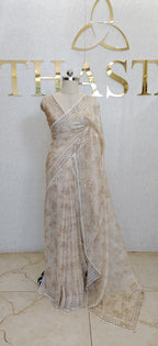 TISSUE NET SAREE