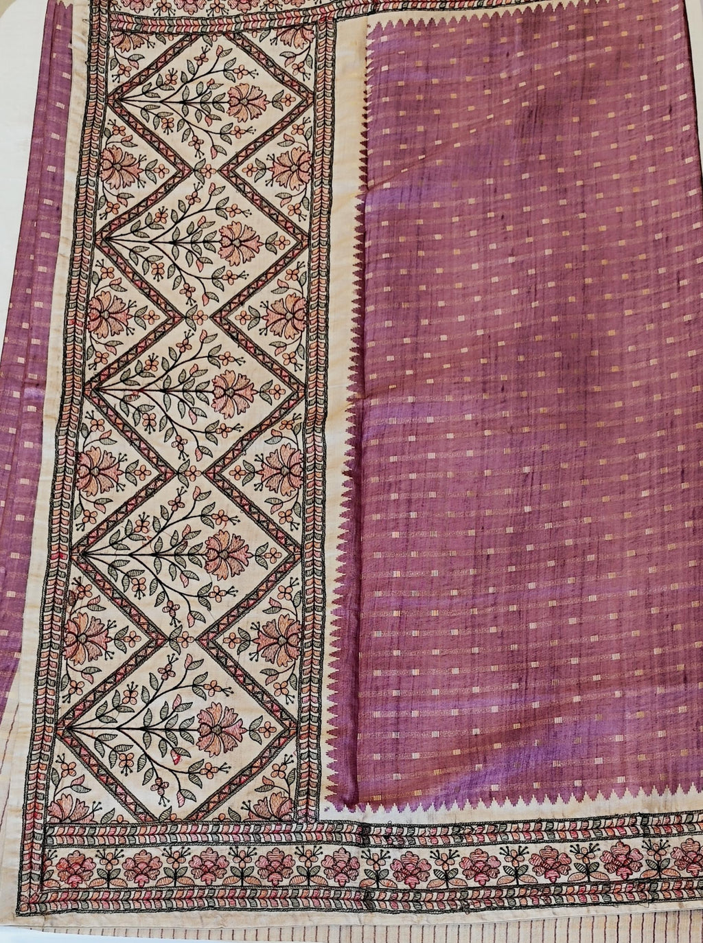 Semi tussar saree