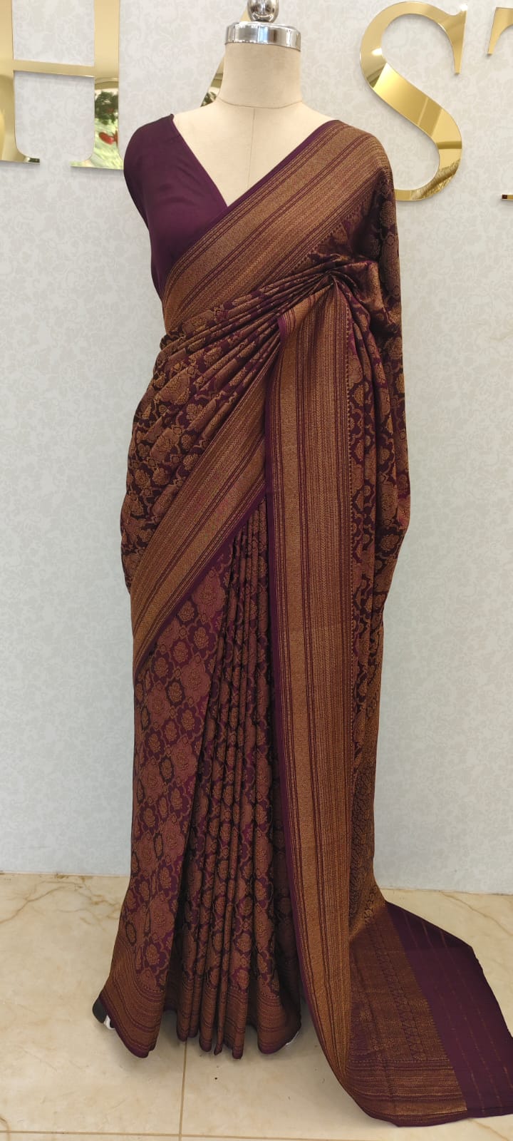 Mysore Crepe Silk Saree
