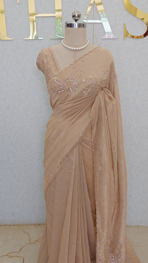 FLOWY ORGANZA SAREE