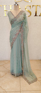 SHIMMER GEORGETTE SAREE