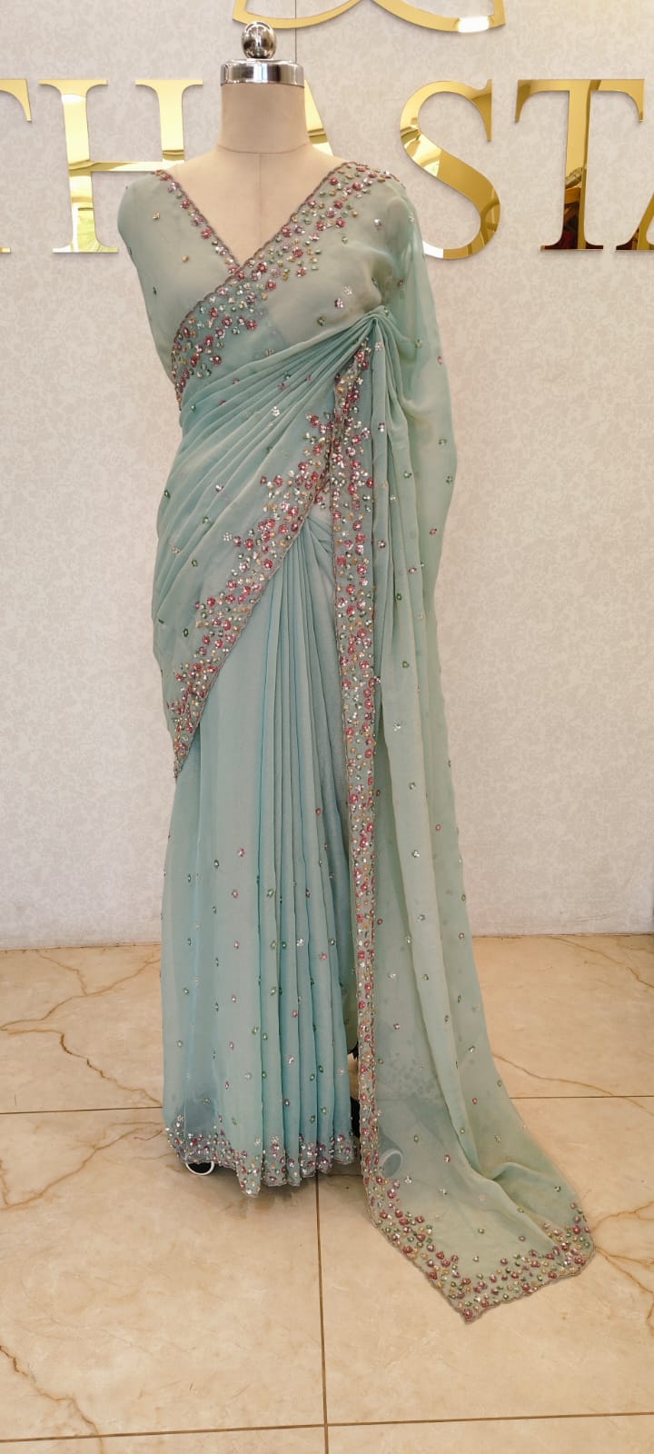 SHIMMER GEORGETTE SAREE