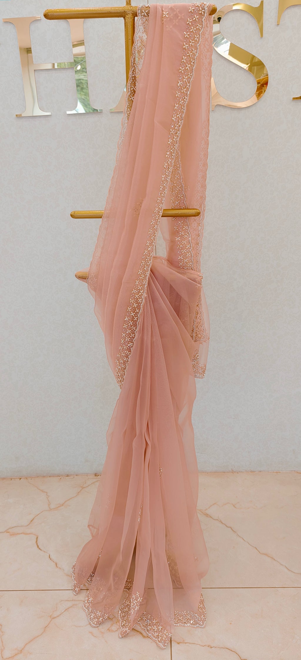 GLASS ORGANZA SAREE