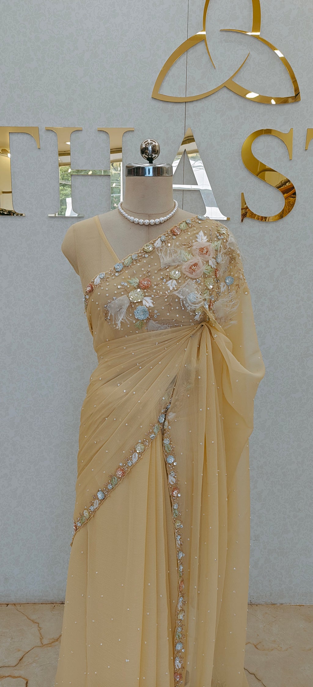 CRUSH ORGANZA SAREE