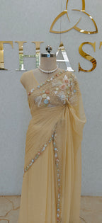 CRUSH ORGANZA SAREE