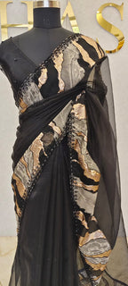 GLASS ORGANZA SAREE