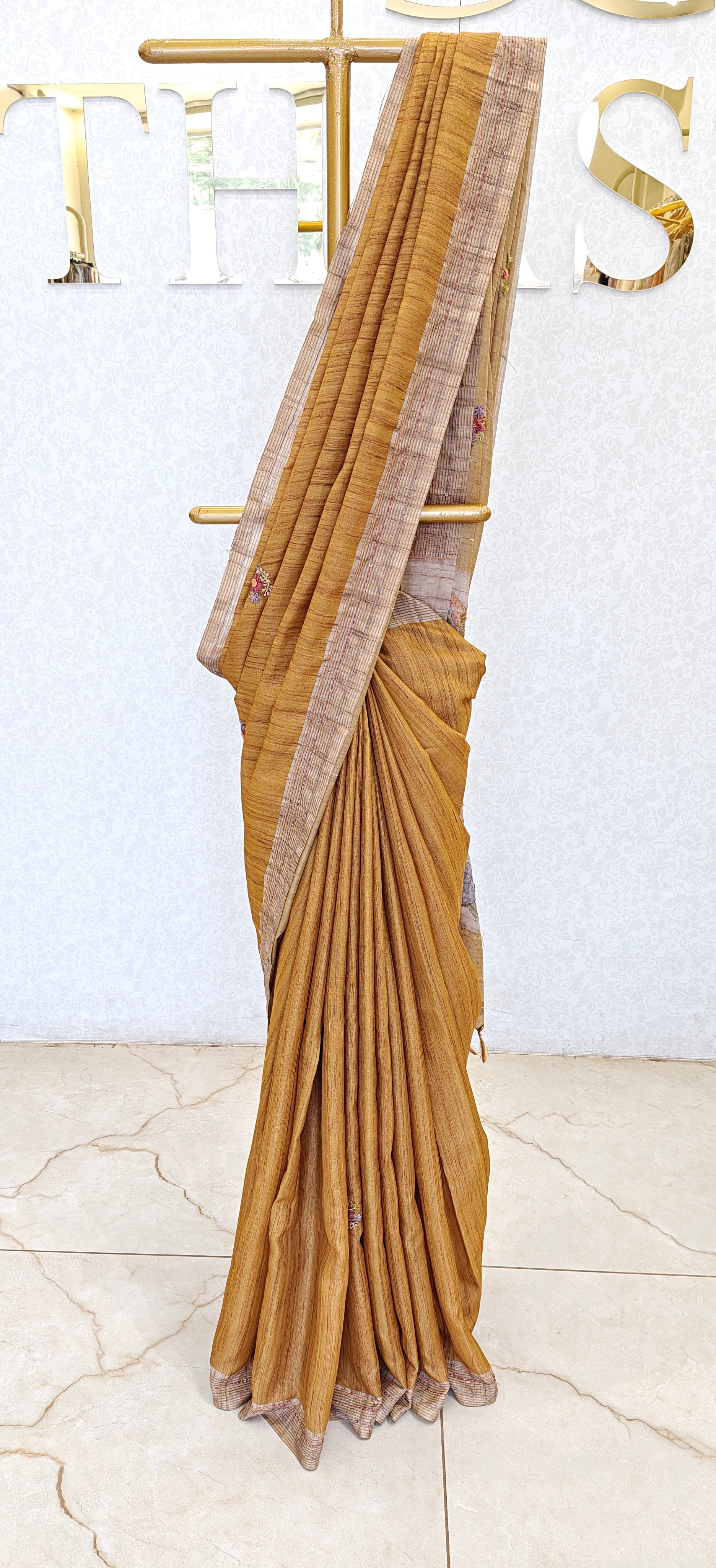 SEMI TUSSAR SAREE