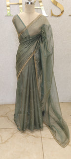 NET TISSUE SAREE