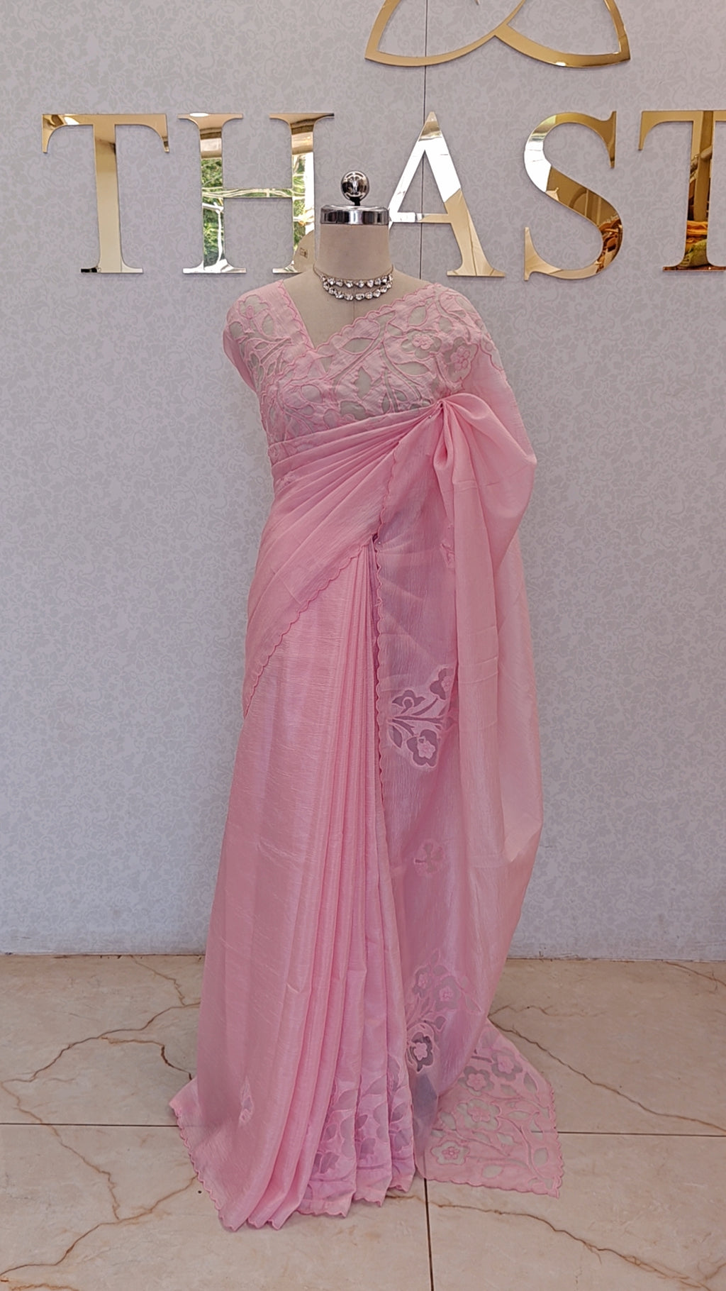 CRUSH ORGANZA SAREE