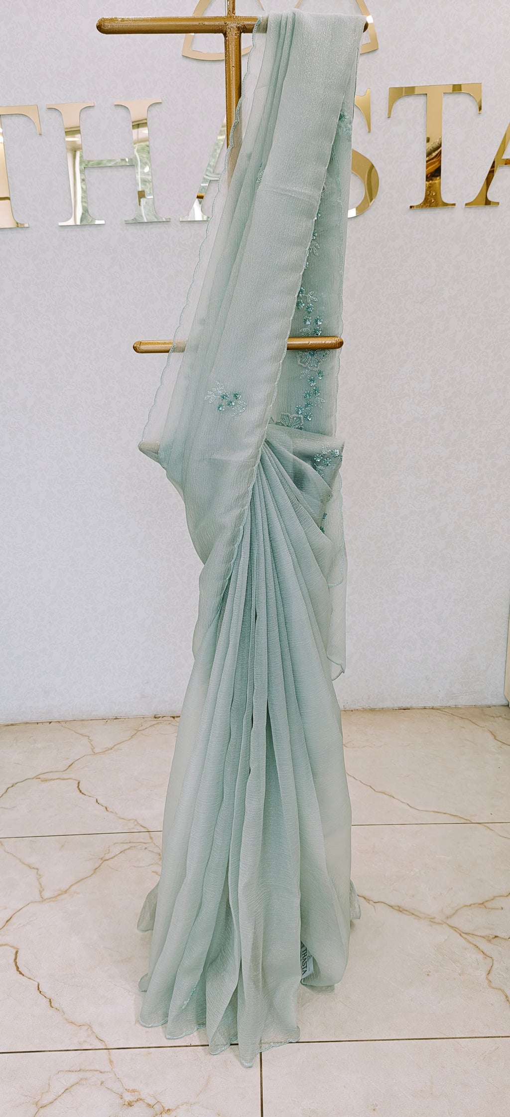 CRUSH ORGANZA SAREE