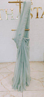 CRUSH ORGANZA SAREE