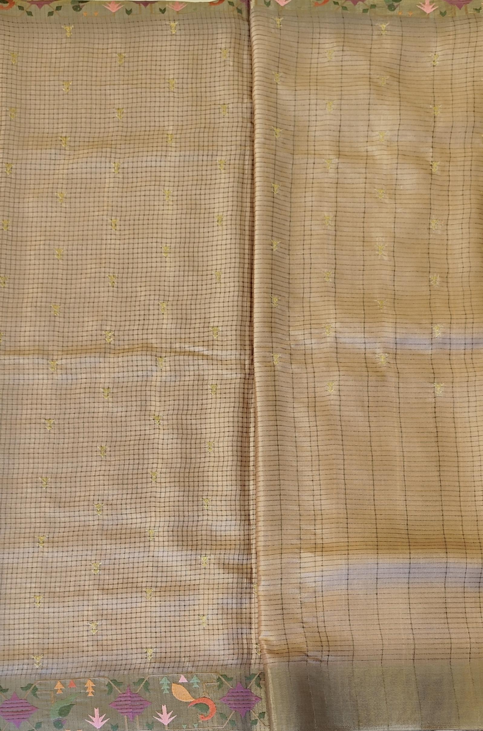 Semi tussar saree