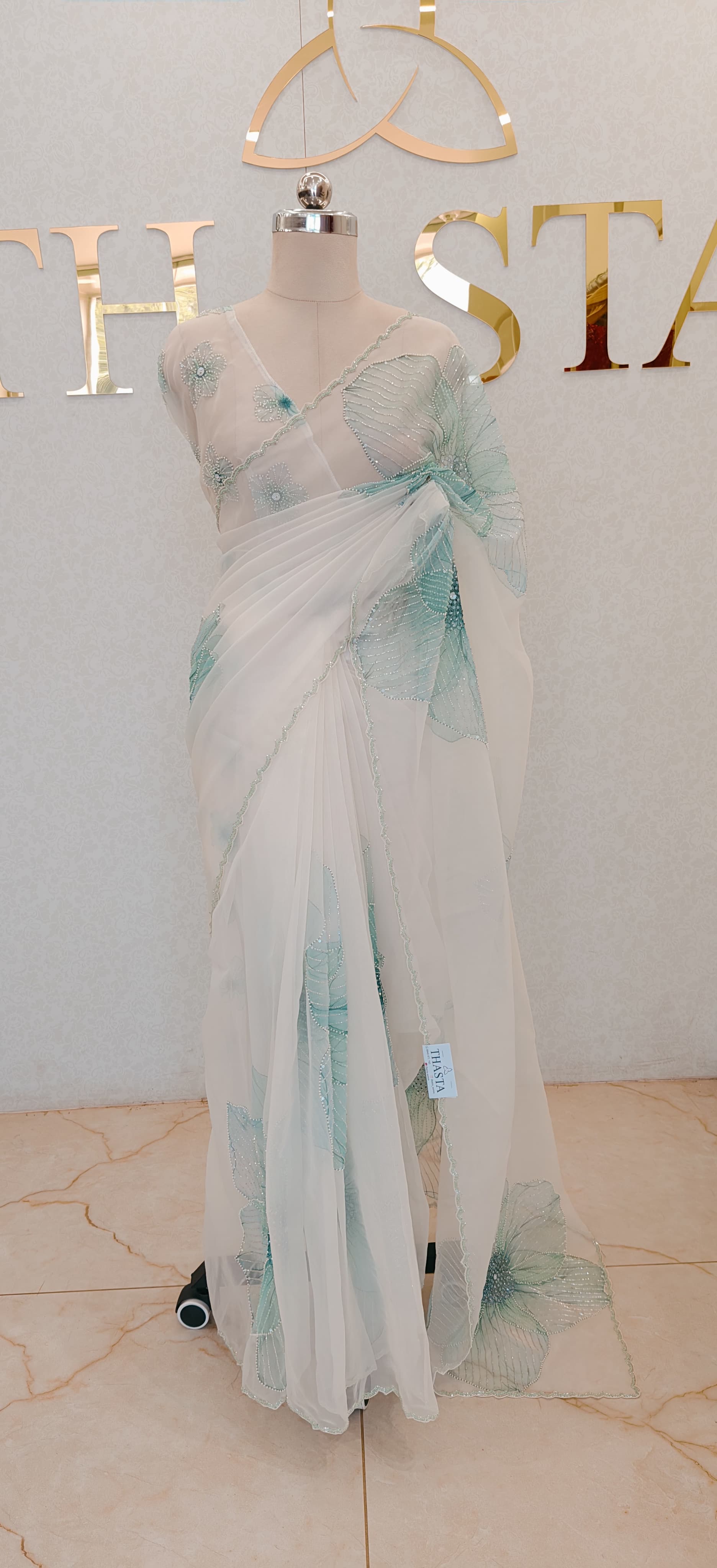 PURE ORGANZA SAREE