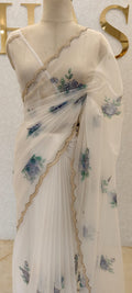 SEMI ORGANZA SAREE