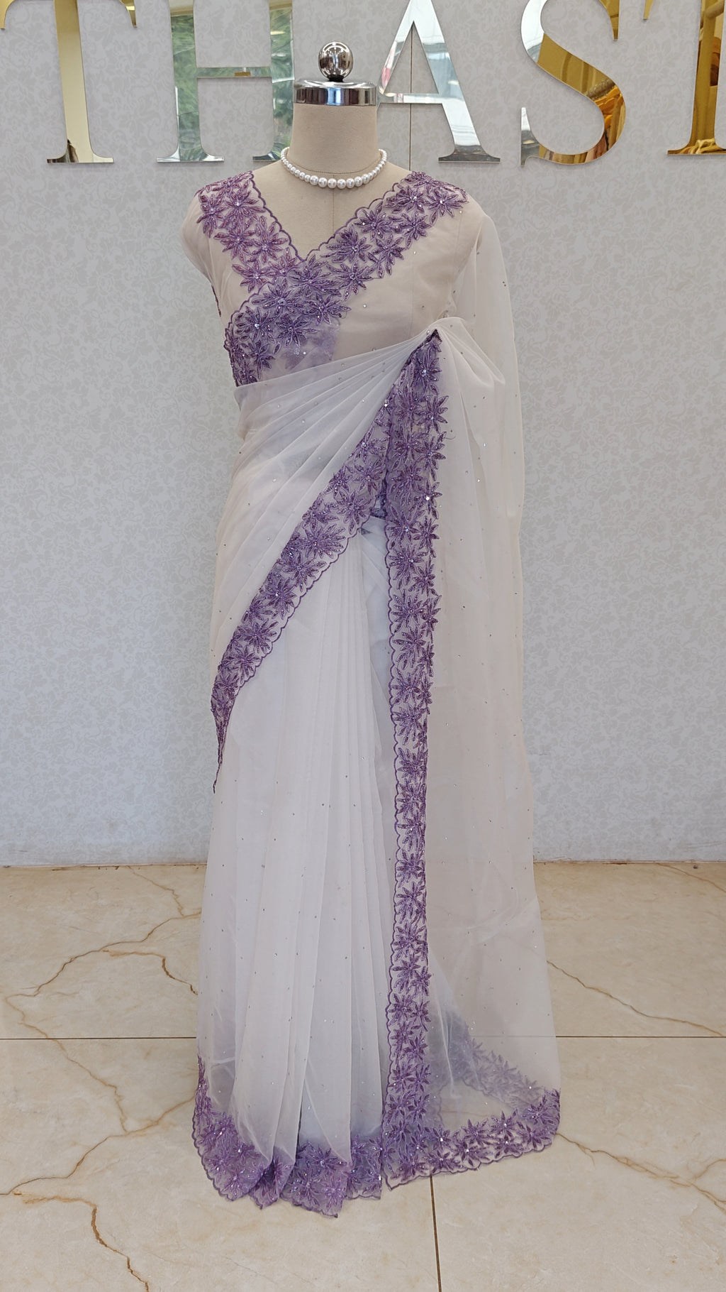 SOFT ORGANZA SAREE