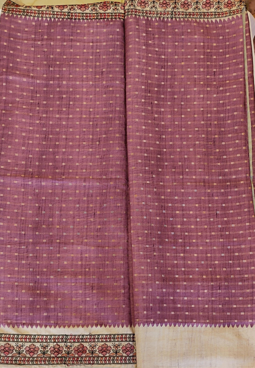 Semi tussar saree