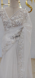 PURE ORGANZA SAREE