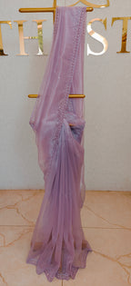 GLASS ORGANZA SAREE