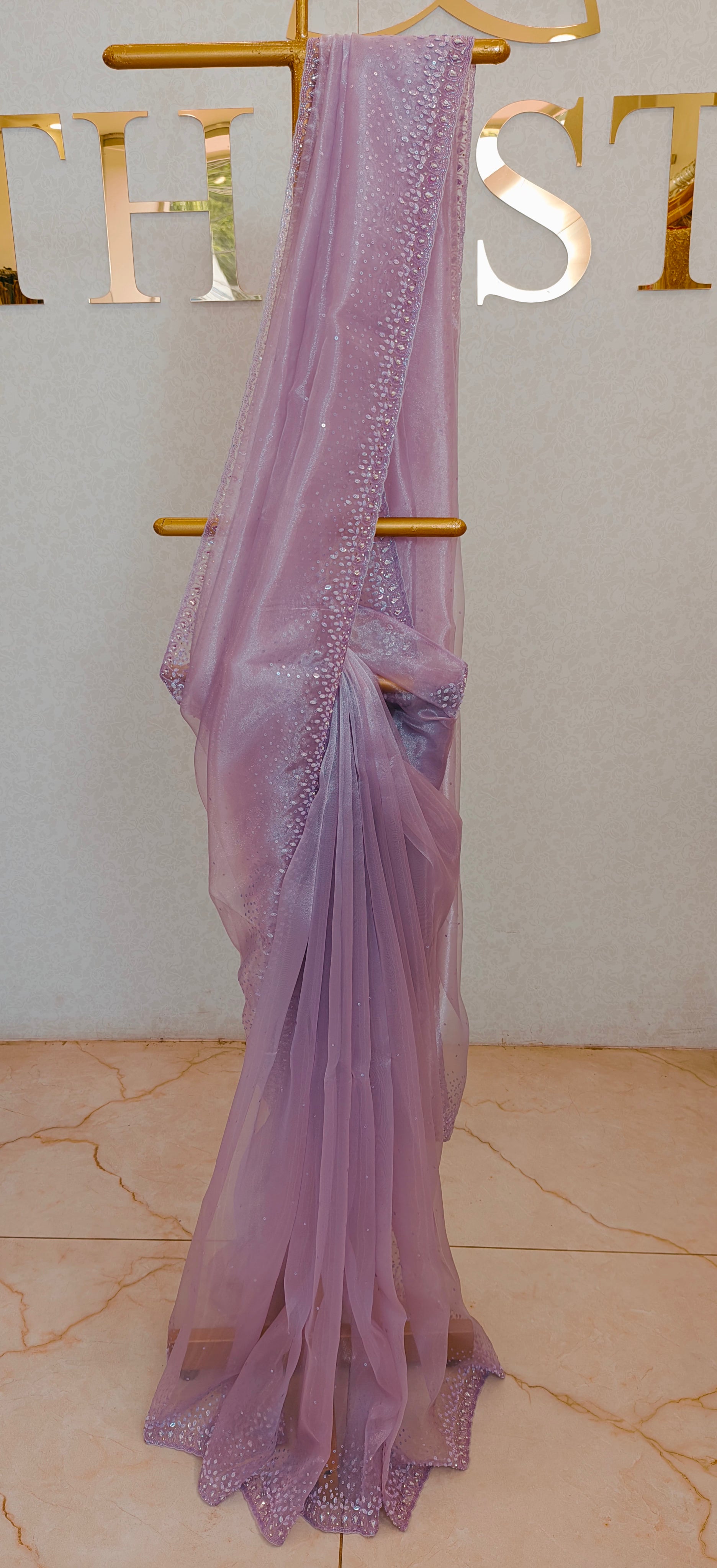 GLASS ORGANZA SAREE