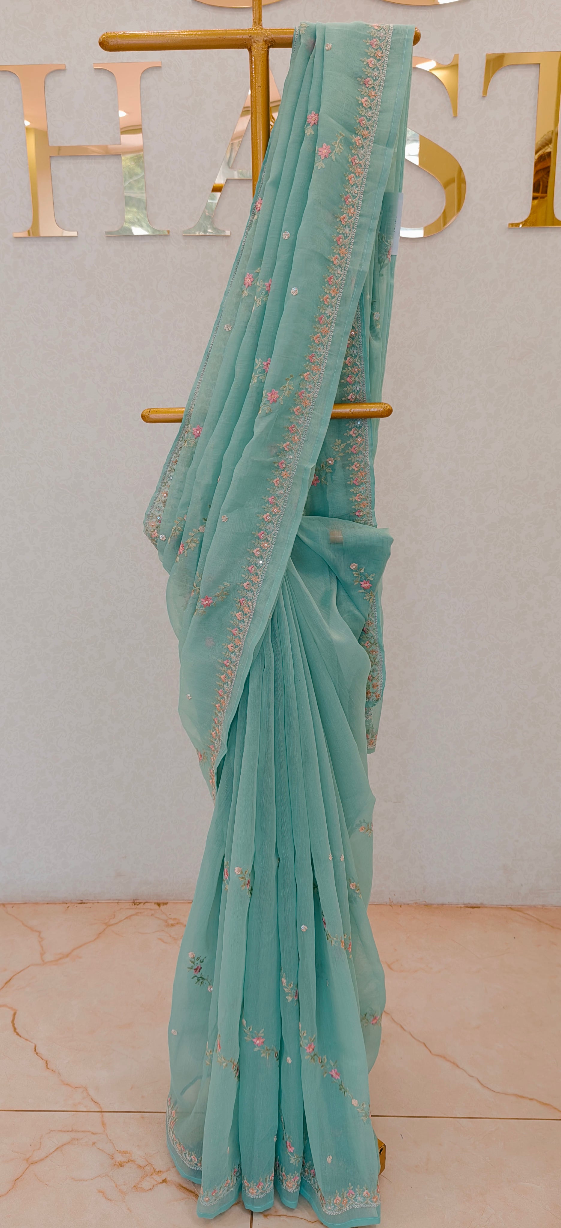 CHANDERI TISSUE SAREE