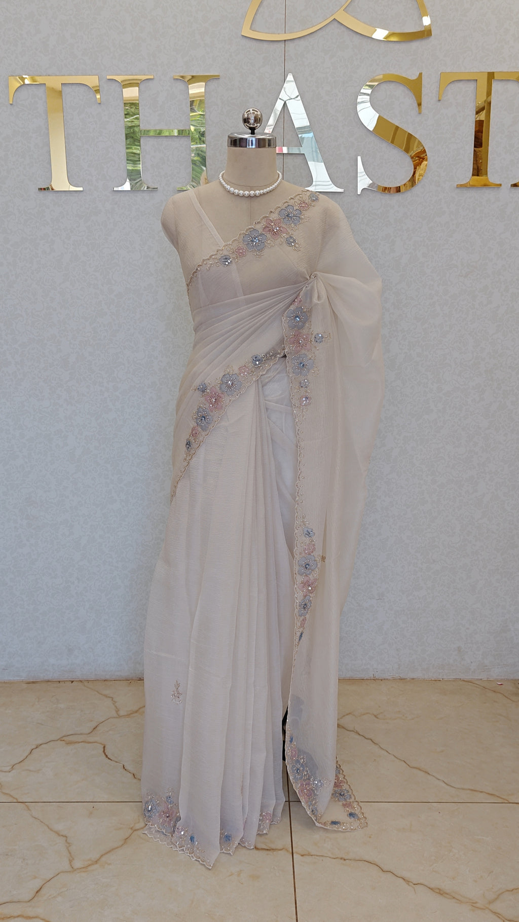 CRUSH ORGANZA SAREE