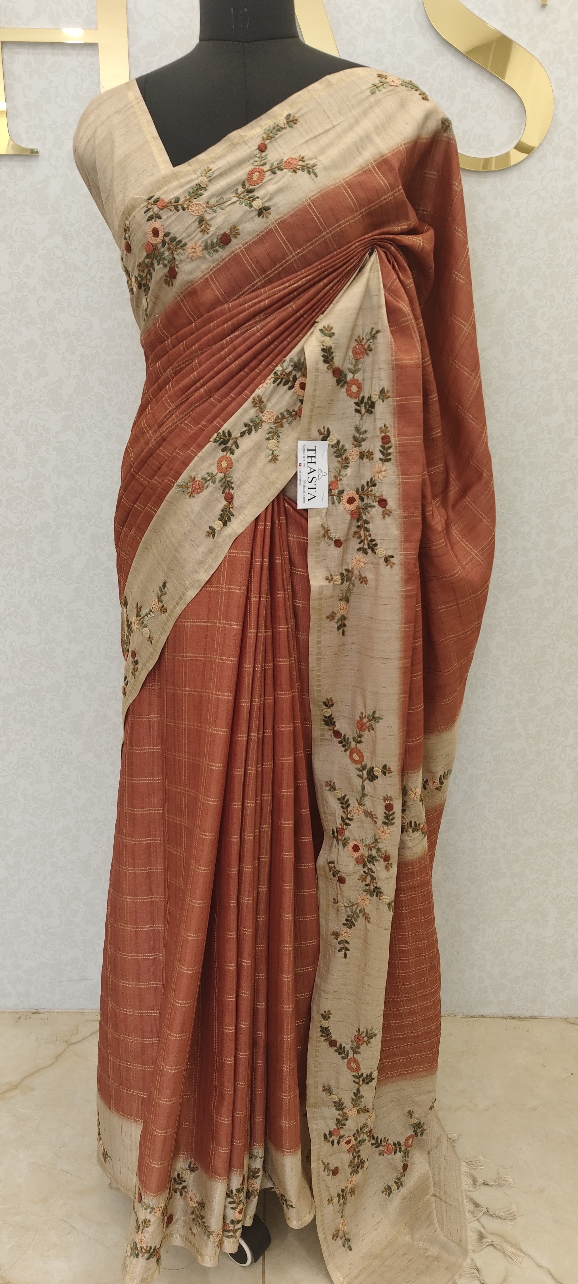 Tussar saree