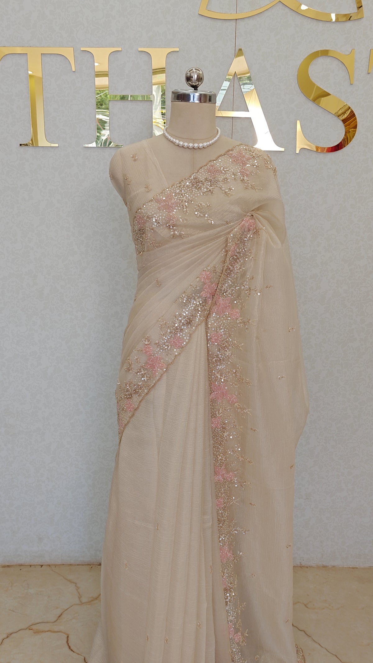 CRUSH ORGANZA SAREE