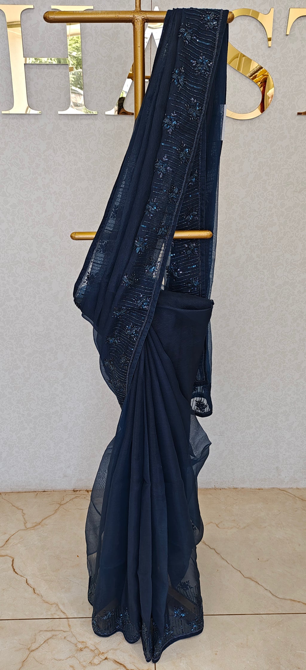 CRUSH ORGANZA SAREE