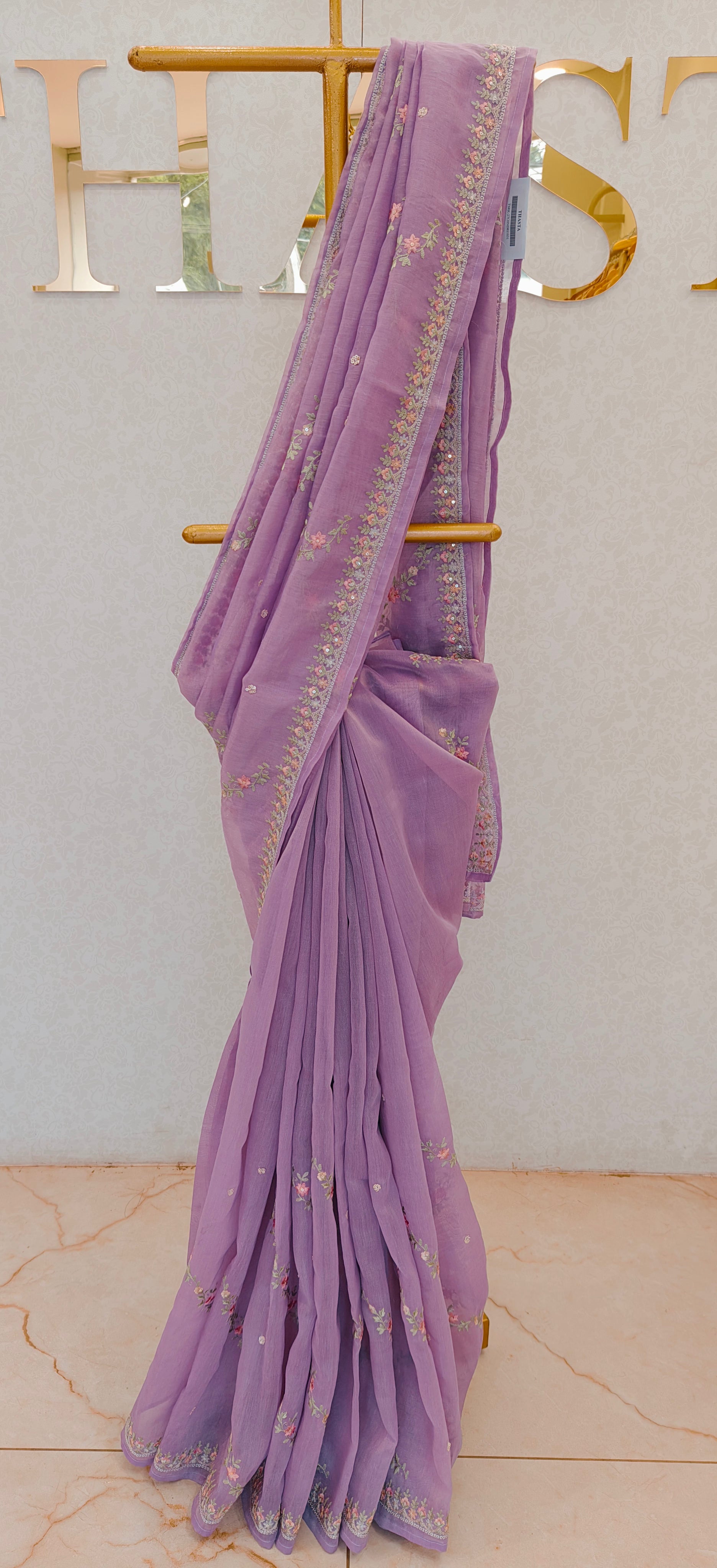 CHANDERI TISSUE SAREE