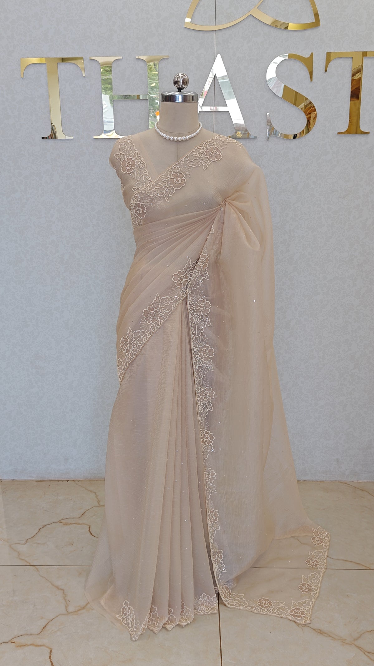 CRUSH ORGANZA SAREE