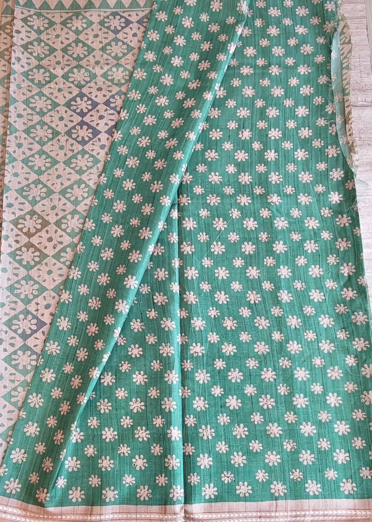 Semi tussar saree