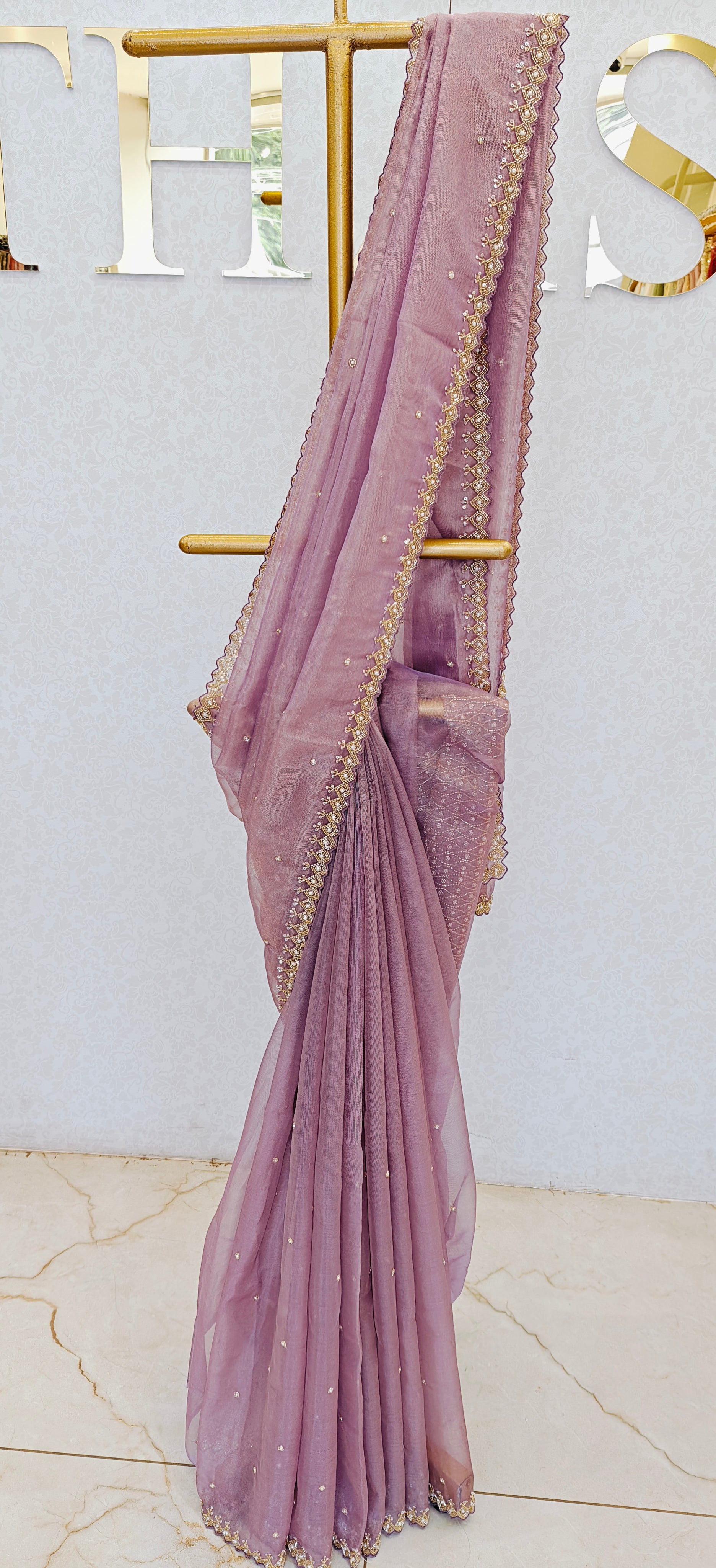 NET TISSUE SAREE