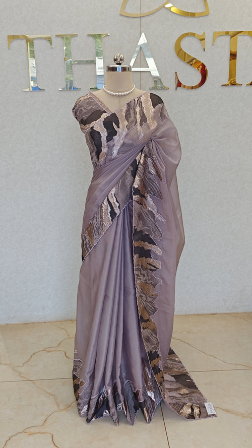 FLOWY ORGANZA SAREE
