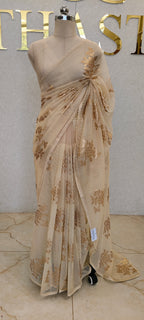 SEMI ORGANZA SAREE