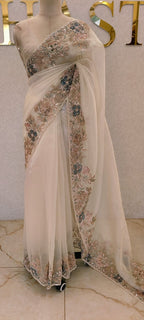 CRUSH ORGANZA SAREE