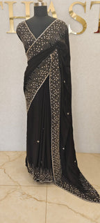 Satin saree