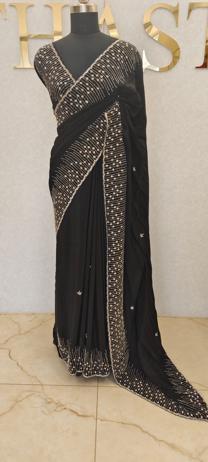 Satin saree