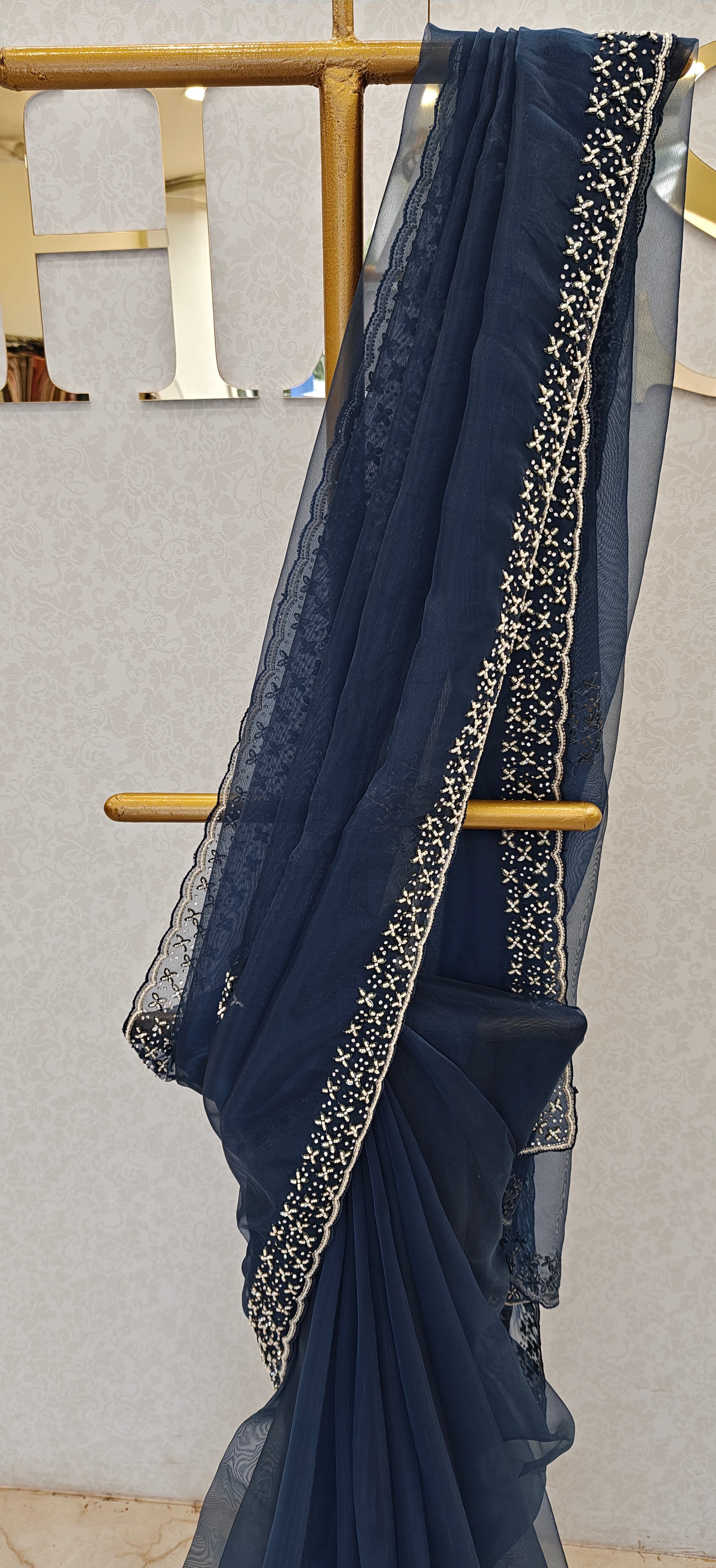 GLASS ORGANZA SAREE