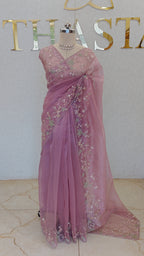 GLASS ORGANZA SAREE