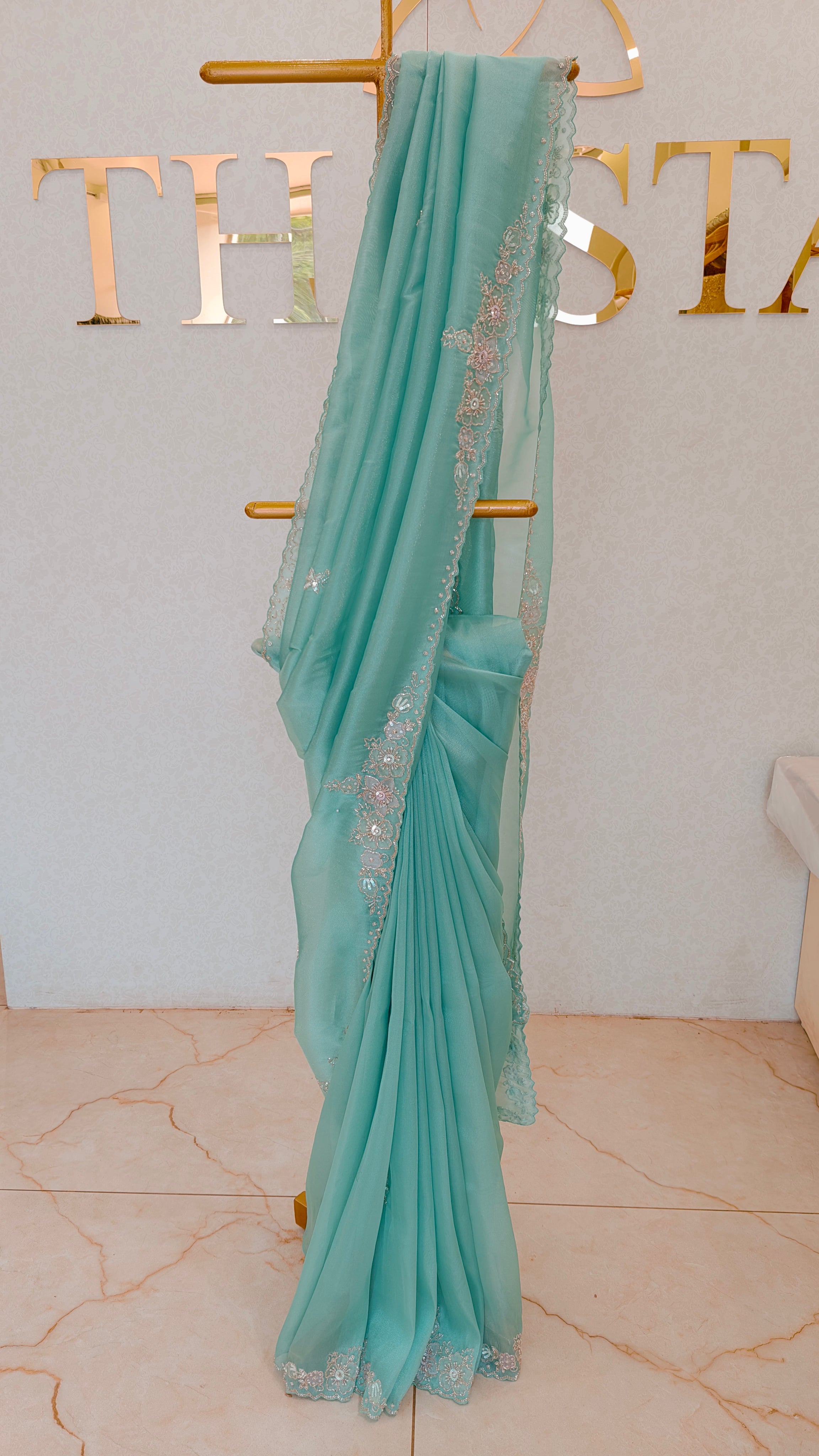 CHANDERI TISSUE SAREE