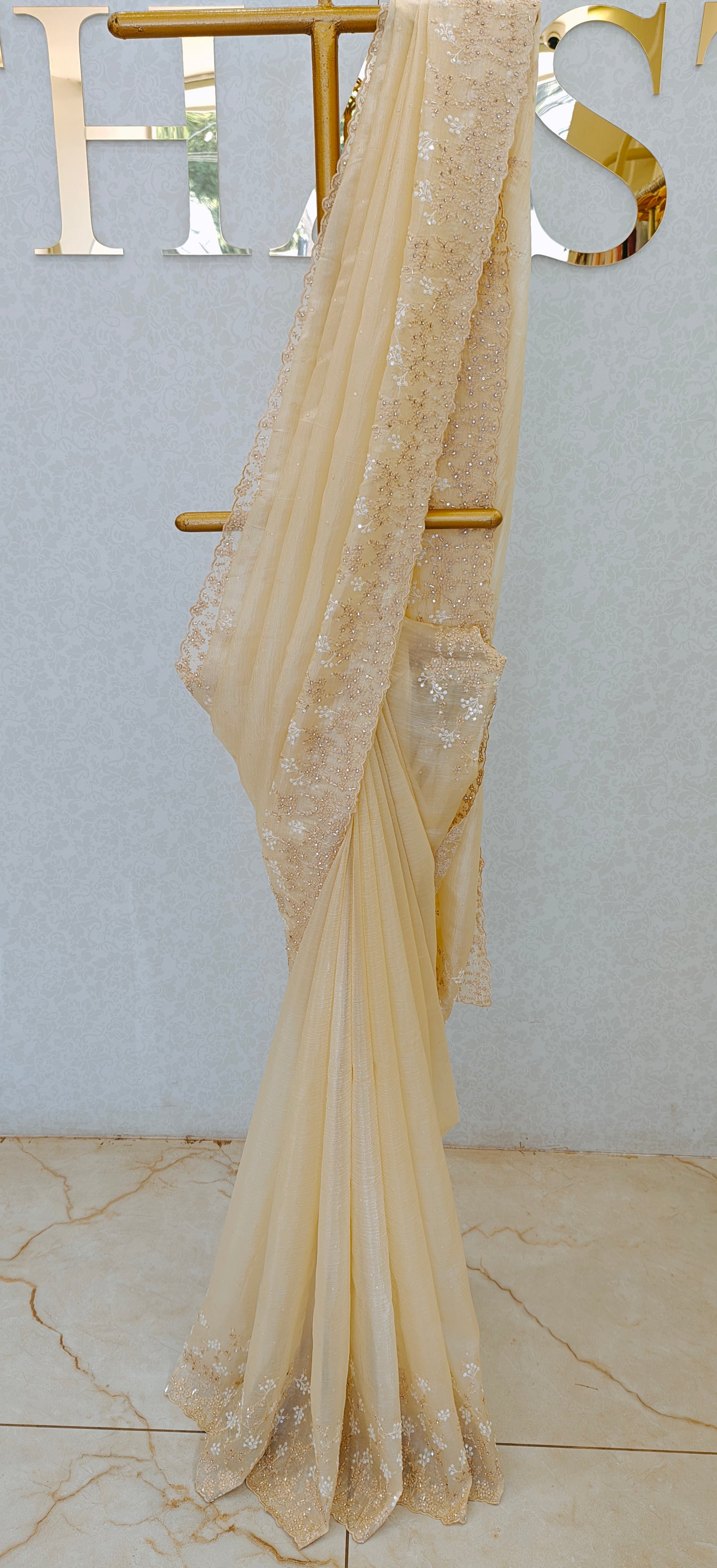 CRUSH ORGANZA SAREE