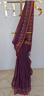 LINEN TISSUE SAREE