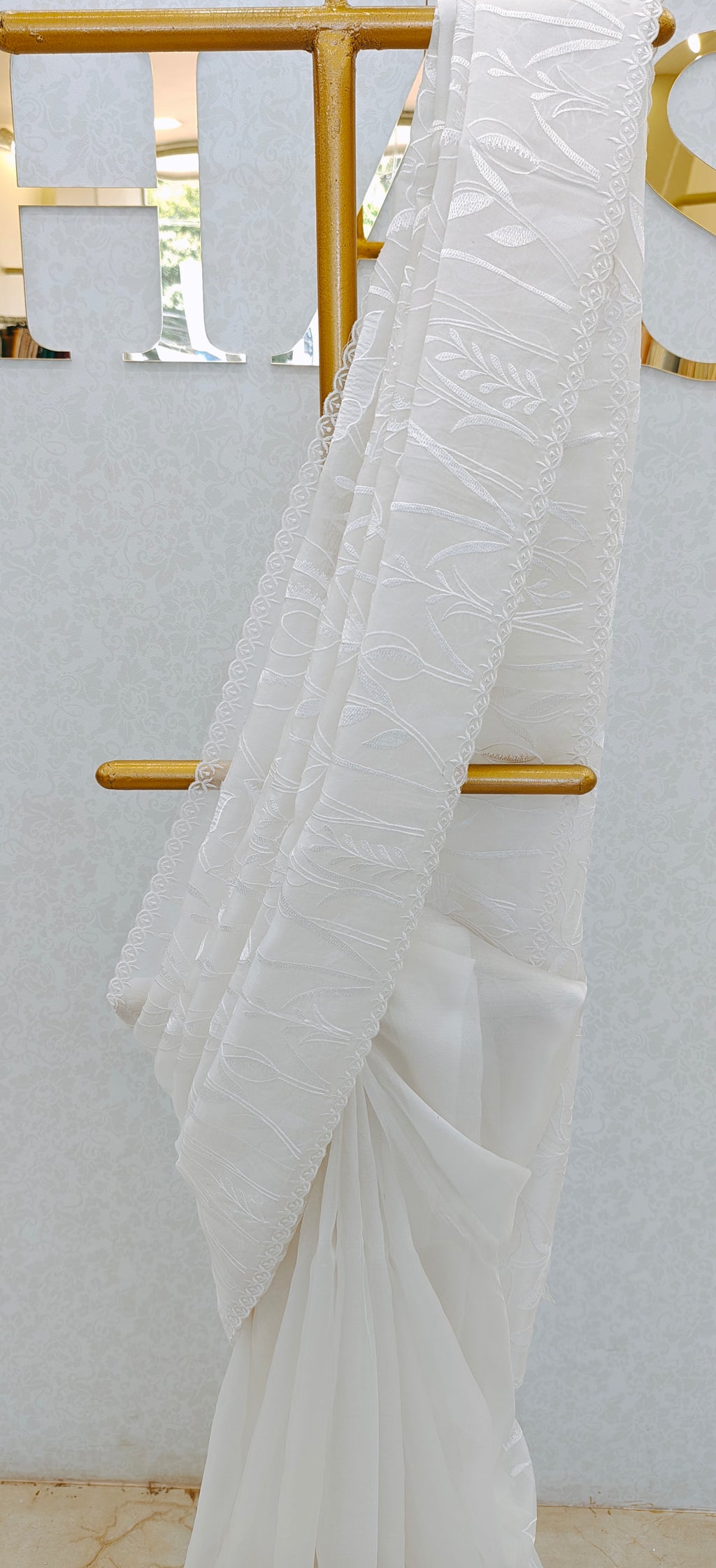 PURE ORGANZA SAREE