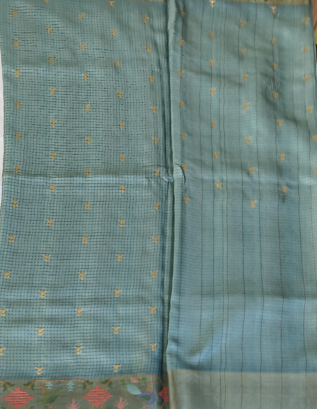 Semi tussar saree