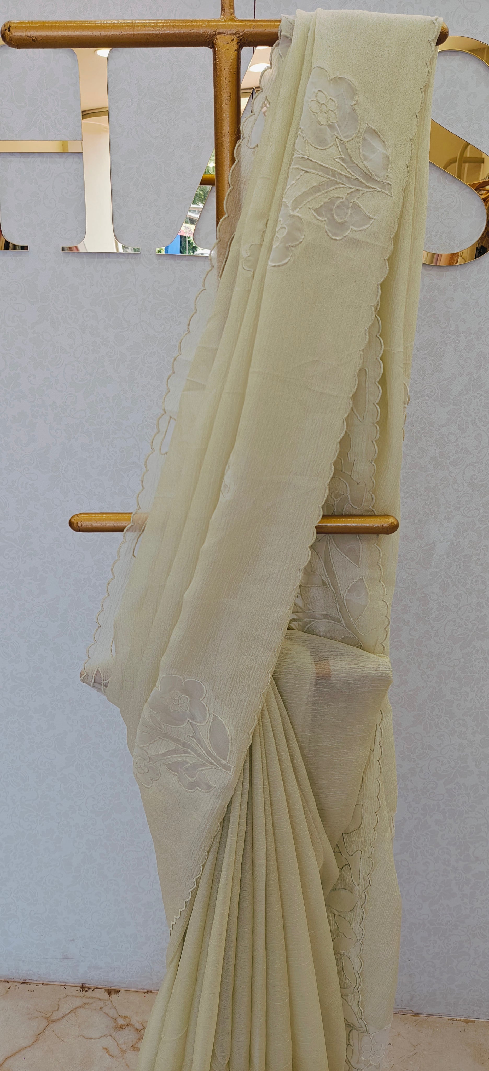 CRUSH ORGANZA SAREE