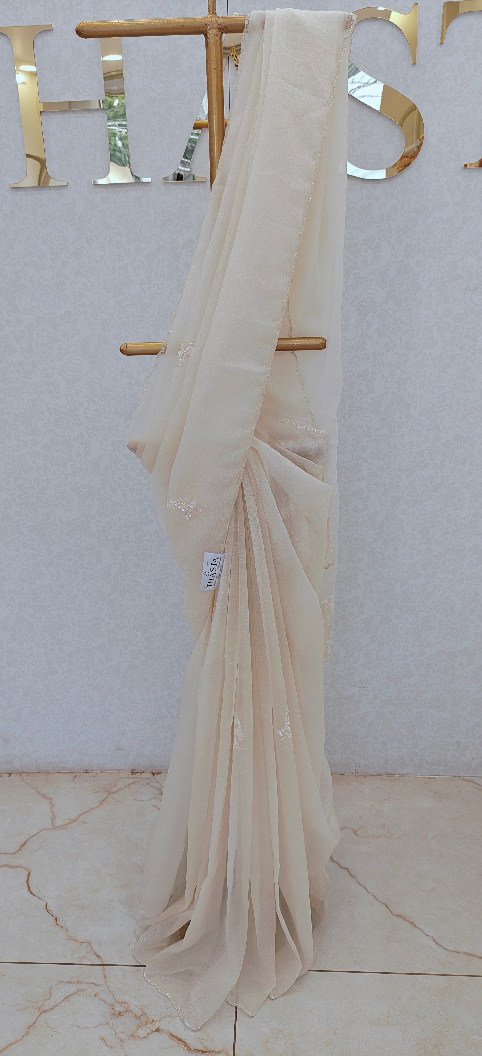 CRUSH ORGANZA SAREE