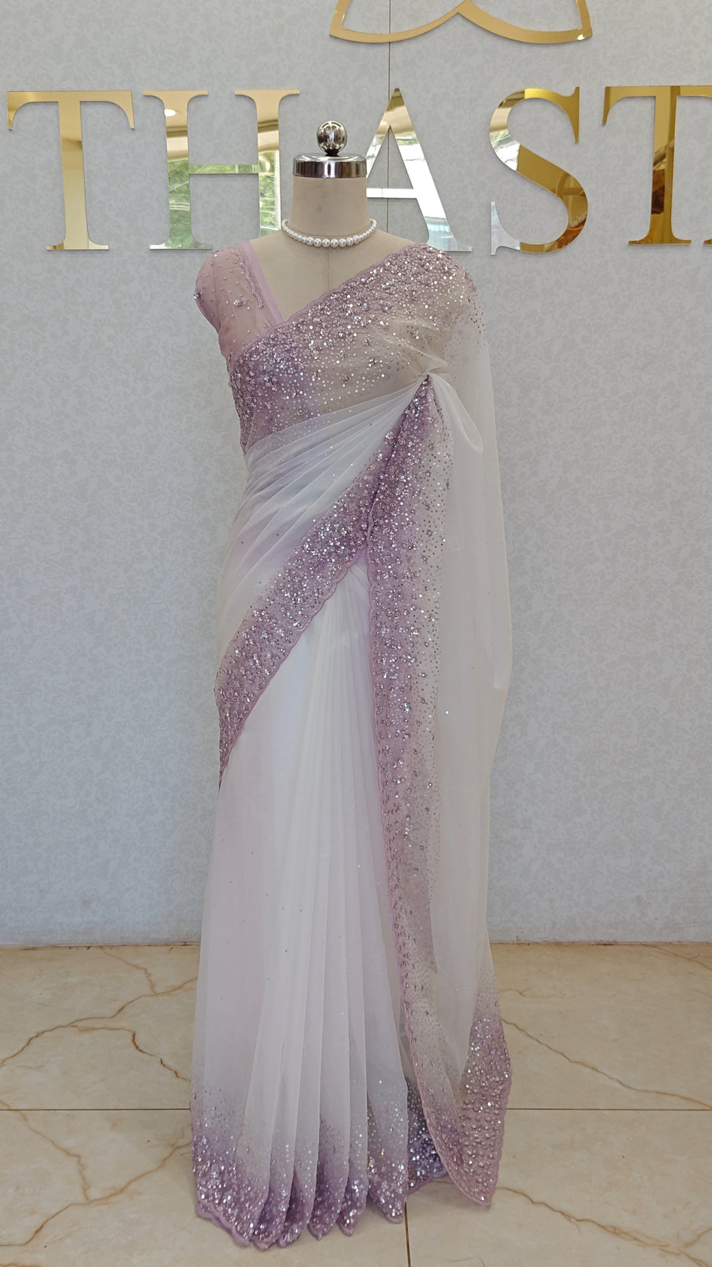 PURE ORGANZA SAREE