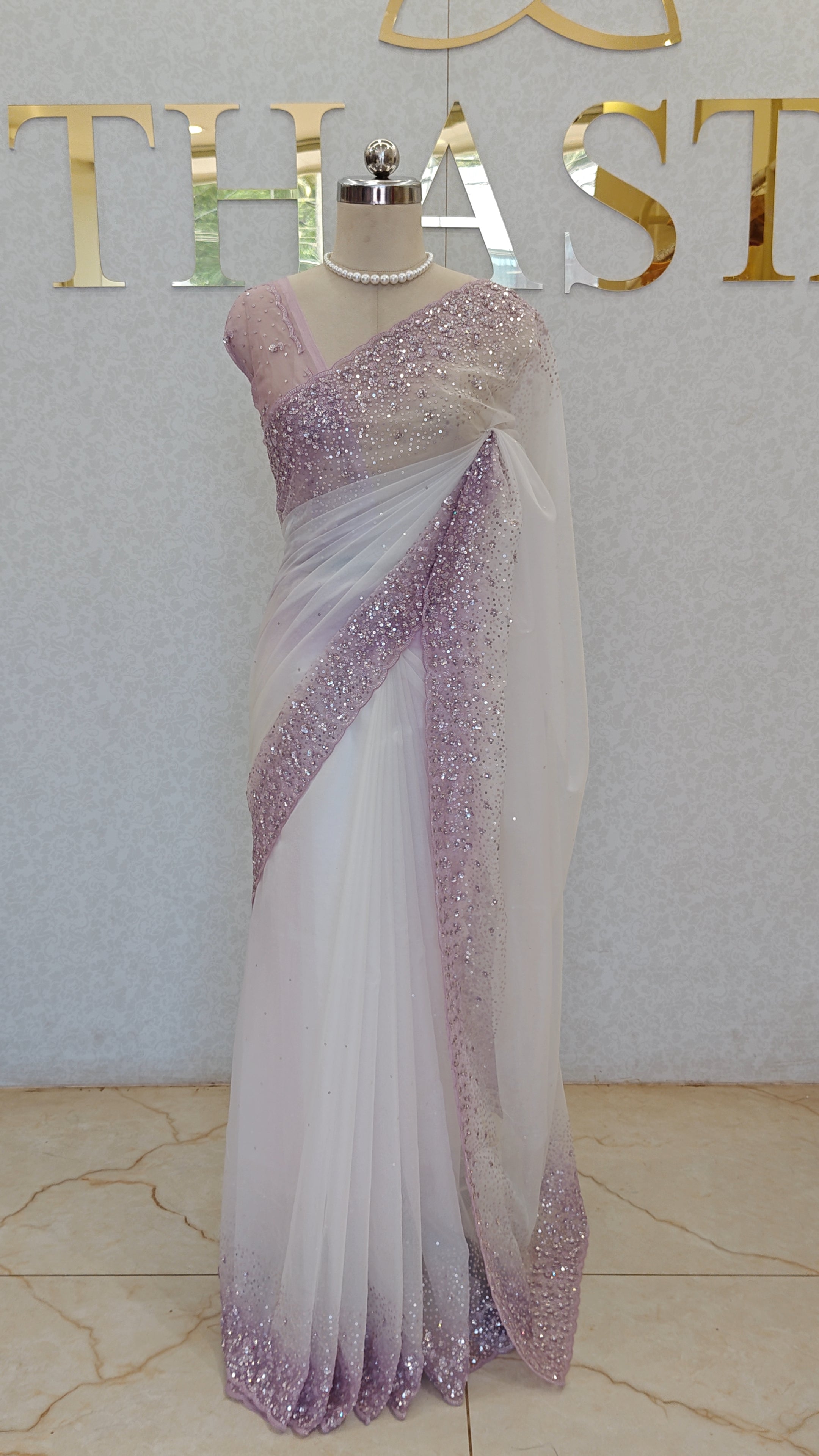 PURE ORGANZA SAREE