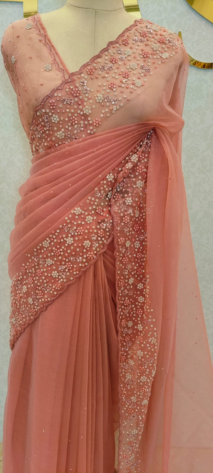 Semi Organza Saree