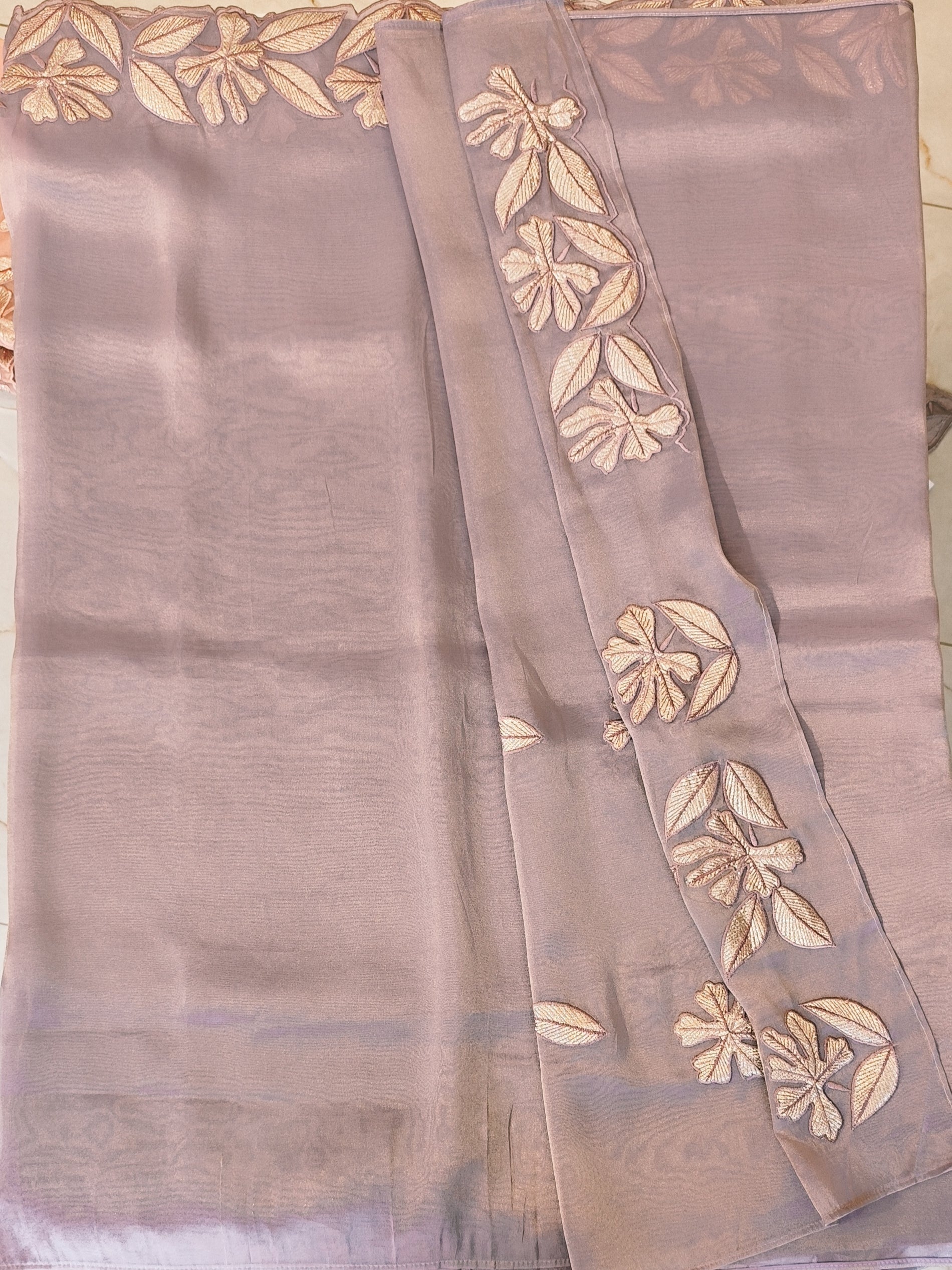 Tissue Georgette saree